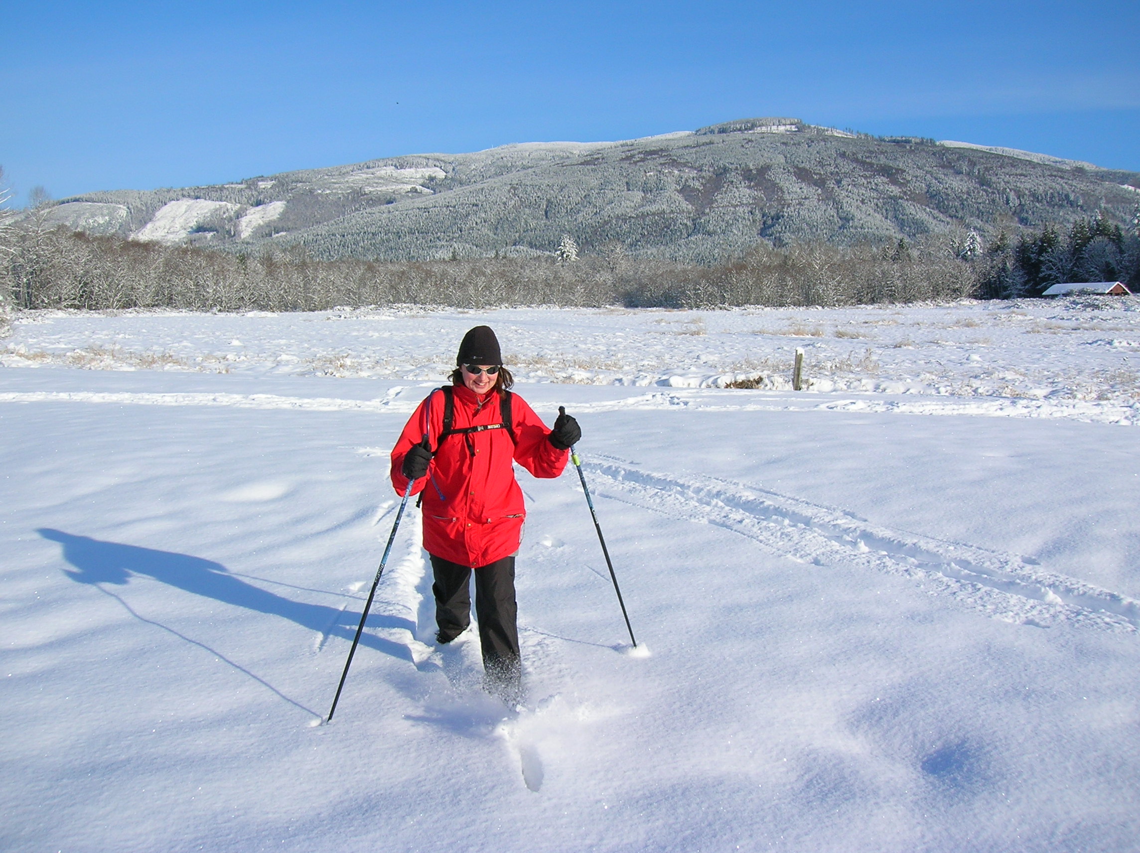 Heather skiing at Northern State Recreation Area