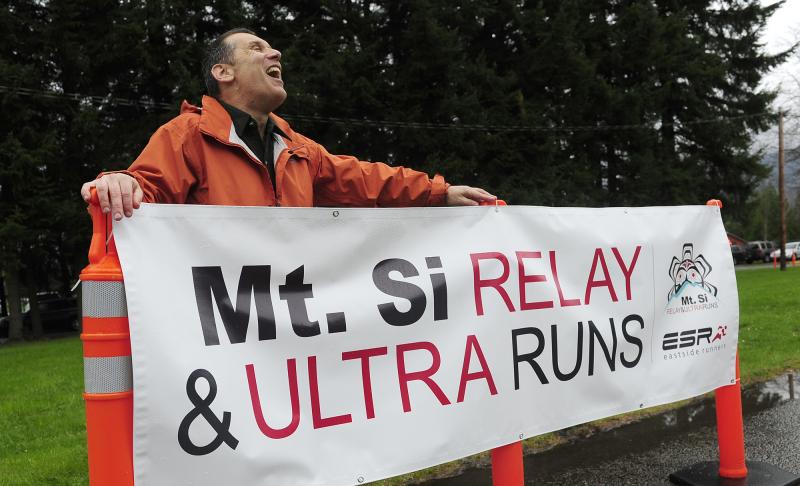 At the finish of the Mount Si Ultra my first 50K -John Dickson photo