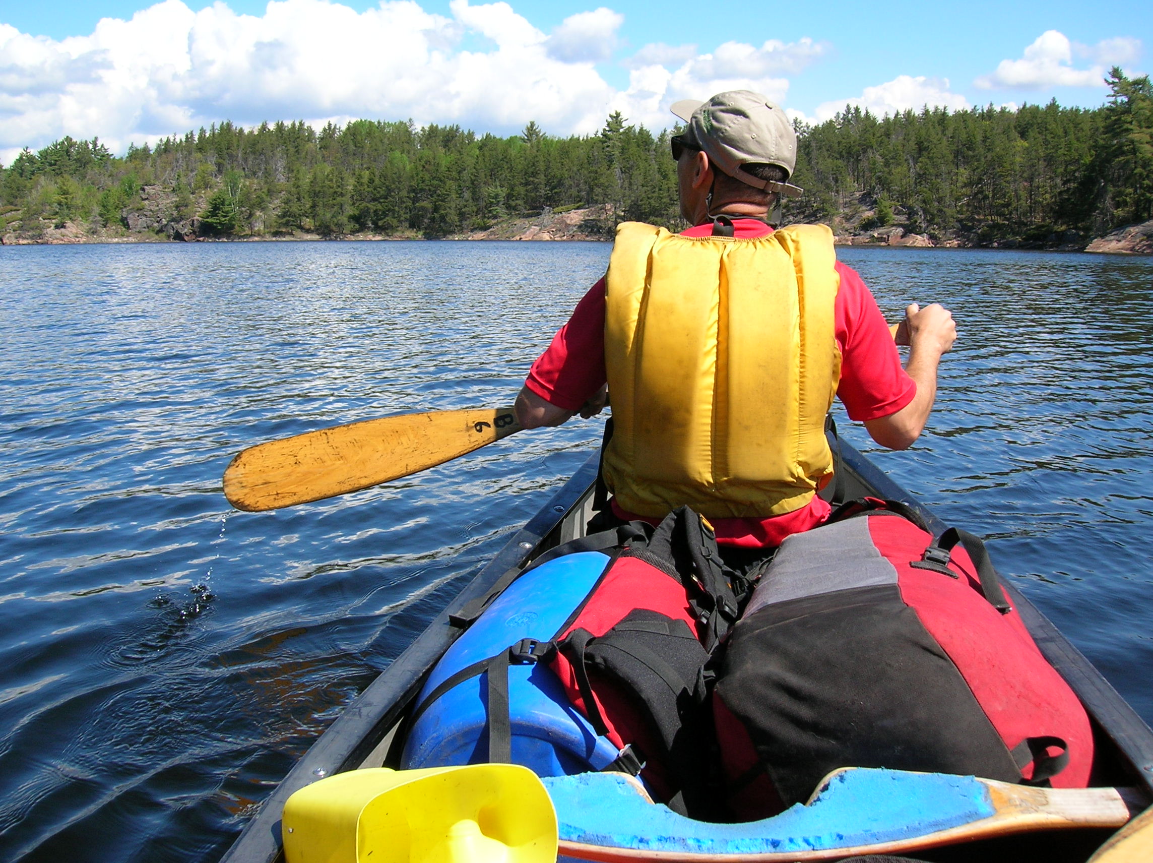 Paddling on the French River in Ontario