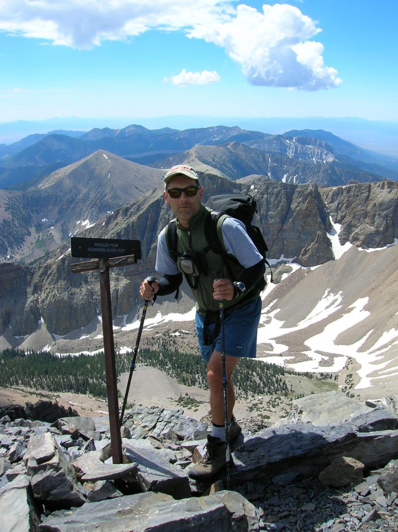 Craig on Wheeler Peak, Great Basin National Park, Nevada
